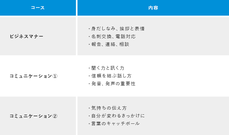 概要の表